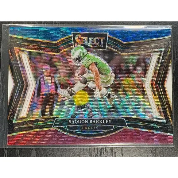2024 Panini Select Field Level Saquon Barkley Tri-Color Prizm /99 The Hurdle 492 - Picture 2 of 6